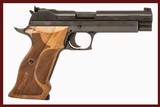 SIG SAUER P210 TARGET USED GUN LOG 248993 - 1 of 9