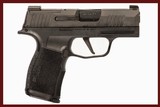 SIG SAUER P365X 9MM DURYS # 248981 - 1 of 8