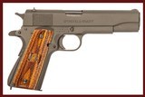 SPRINGFIELD ARMORY GI 1911-A1 45 ACP DURYS # 249486 - 1 of 8