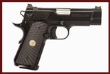 WILSON COMBAT 1911 TACTICAL CARRY 9MM DURYS # 249567 - 1 of 8