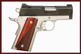 KIMBER ULTRA CARRY II 45 ACP DURYS # 249670 - 1 of 6
