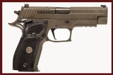 SIG SAUER P226 LEGION 9MM DURYS # 250466 - 1 of 8