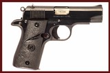 COLT MKIV SERIES 80 380 ACP DURYS # 250792 - 1 of 7