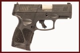 TAURUS G3C 9MM DURYS # 251294 - 1 of 7