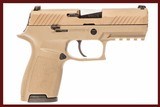 SIG SAUER P320 FDE 9MM DURYS # 251535 - 1 of 8