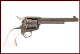COLT ENGRAVED SINGLE ACTION ARMY 45 COLT - 1 of 11