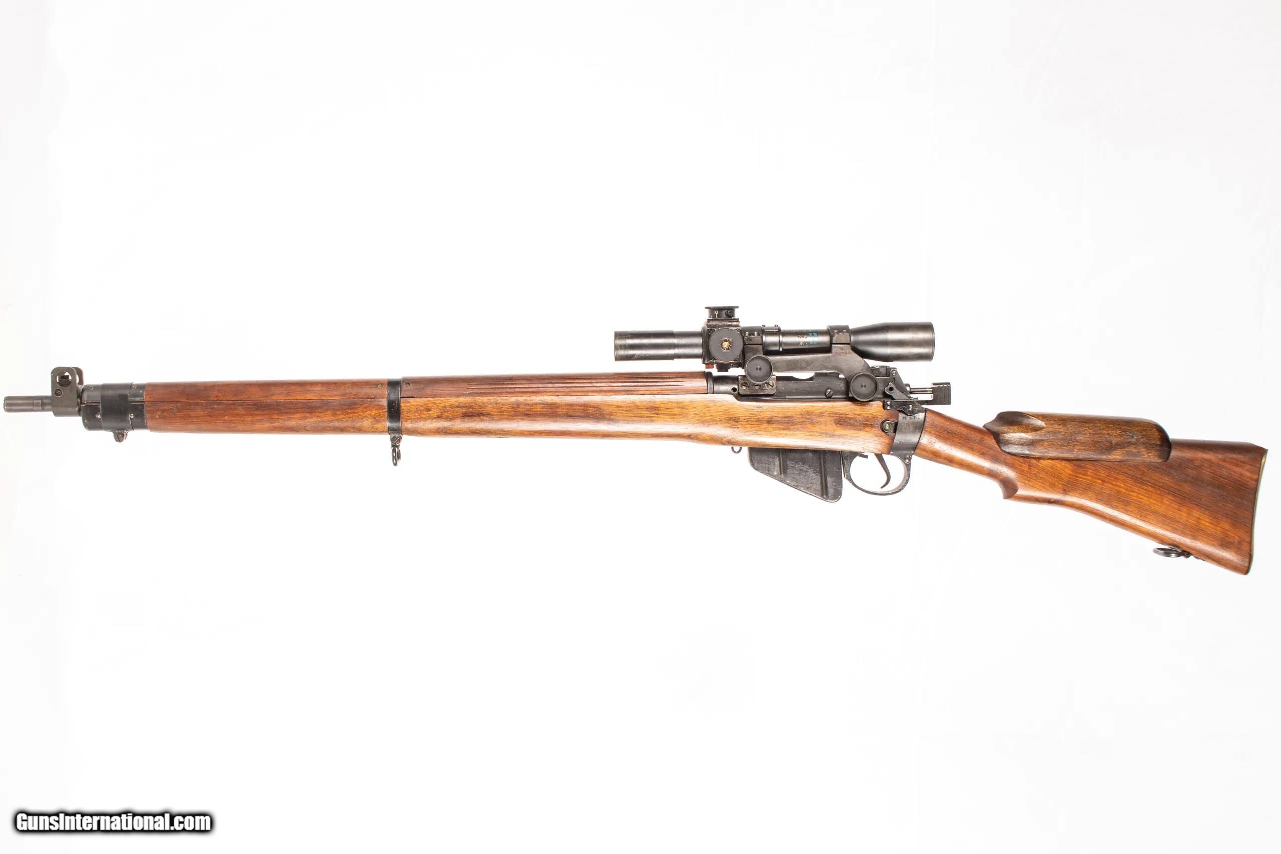 Deactivated WWII British Lee Enfield No4T Sniper Rifle - Allied