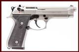 BERETTA 92 FS STAINLESS 9MM - 1 of 8