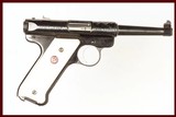 RUGER MKII NRA EDITION 22 LR