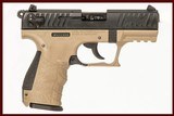 WALTHER P22CA 22LR - 1 of 3