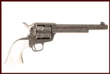 COLT ENGRAVED SINGLE ACTION ARMY 45 COLT - 1 of 10