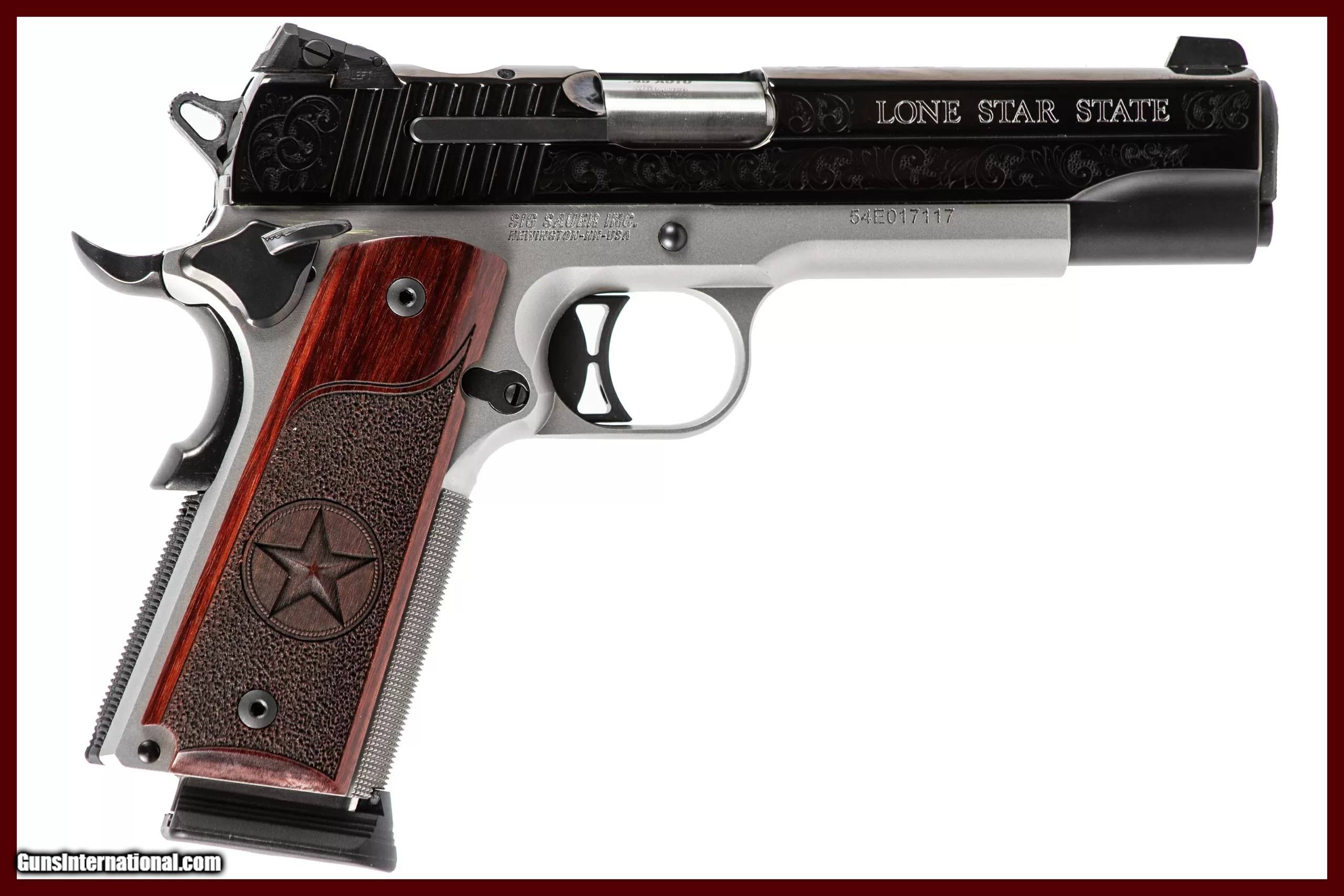 SIG SAUER 1911 LONESTAR EDITION 45ACP