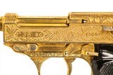 WALTHER P38 GOLD ENGRAVED 9MM - 5 of 6