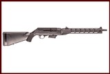 RUGER PC CARBINE TAKEDOWN 9MM