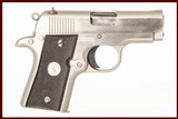 COLT MKIV SERIES 80 MUSTANG 380ACP