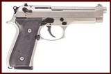 BERETTA 92FS STAINLESS 9MM - 1 of 4