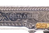 COLT 1911 GOVERNMENT MODEL DELTA ELITE CUSTOM ENGRAVED 10MM - 4 of 5