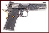 COLT 1911 GOVERNMENT MODEL DELTA ELITE CUSTOM ENGRAVED 10MM