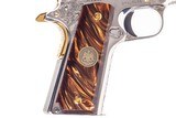 COLT 1911 GOVERNMENT MODEL CUSTOM ENGRAVED 38SUPER - 2 of 6