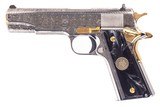 COLT 1911 GOVERNMENT MODEL CUSTOM ENGRAVED 38SUPER - 4 of 6