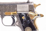 COLT 1911 GOVERNMENT MODEL CUSTOM ENGRAVED 38SUPER - 5 of 6