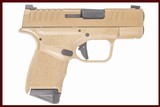 SPRINGFIELD HELLCAT FDE 9MM - 1 of 4