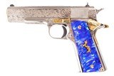 COLT 1911 GOVERNMENT MODEL CUSTOM ENGRAVED 38SUPER - 3 of 4