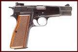 BROWNING HI POWER 9MM