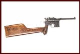 MAUSER C.96 BROOMHANDLE 'RED 9' 9MM