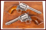 SET OF TWO COLT FRONTIER SCOUT NICKEL 22LR/22MAG
