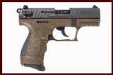 WALTHER P22 22LR - 1 of 4