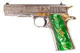COLT CUSTOM 1911 GOVERNMENT MODEL SAN JUDAS ENGRAVED 38SUPER - 3 of 4