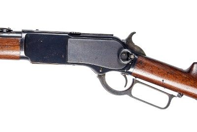 CANADIAN WINCHESTER 1876 SADDLE RING CARBINE 45-75 WIN - Image 4 of 13