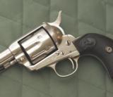 Colt Model 1873 Nickel Plated Single Action Army Revolver - 7 of 12
