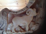 Carved Dall Sheep Horn - 3 of 9