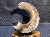 Tom Cooper carved Dall Sheep Horn - 1 of 5