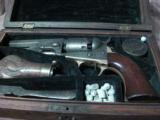 CASED COLT 1849 POCKET PERCUSSION REVOLVER WITH FLASK & ACCESSORIES - 1 of 15