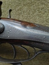 Cased 12 Gauge 1870 Vintage Boss Crossover Hammer Gun, 12 Gauge W/New NP Steel Barrels-NOT SLEEVED - 15 of 15