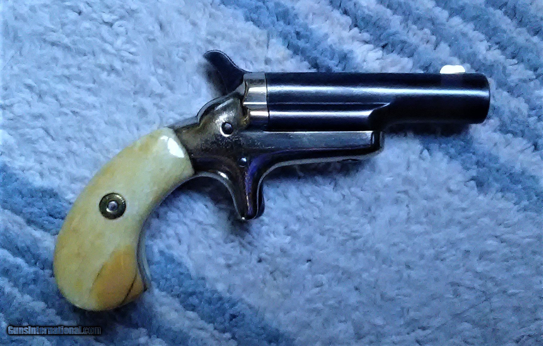 Colt Thuer Derringer Made Ivory Grips Unfired Colt Derringer