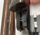 Ascensio Zabala, 10 gauge double barrel shotgun, 3 1/2