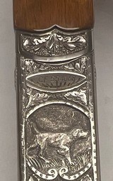 SKB model 500, 20 gauge O/U, Awesome engraving by Master engraver Neil Hartliep, Mint Condition - 6 of 15