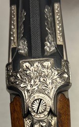 SKB model 500, 20 gauge O/U, Awesome engraving by Master engraver Neil Hartliep, Mint Condition - 5 of 15