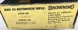 Browning BAR 22 auto rifle, new in box, Magnificent Cond. made 1976 - 13 of 15