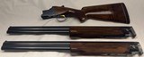 Browning Superposed Grade I, 2 BBL Skeet set, 12 gauge and 20 gauge, 1971 Mint Condition - 2 of 15