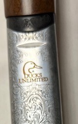 LC Smith/Marlin, Ducks Unlimited 20 gauge over/under shotgun Gold Inlays, Excellent Cond - 3 of 18