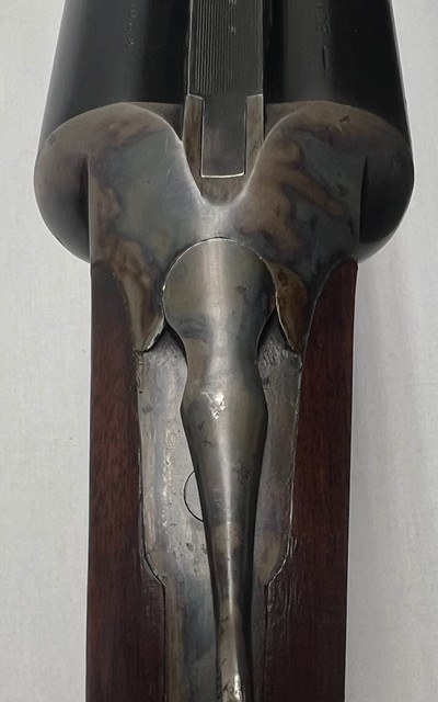 LC Smith, 16-gauge double barrel shotgun. Very good cond. Some case color, 100 yrs. Old - Image 12 of 17