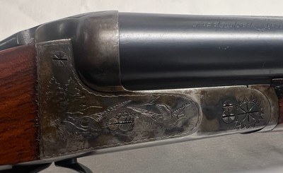 German Sauer, 12-gauge double barrel, 28" BBL.,Super Condition. - Image 7 of 19