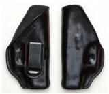 Turtlecreek Leather IWB Holster for Glock 43 - RH Pattern & Fixed Clip - 1 of 3