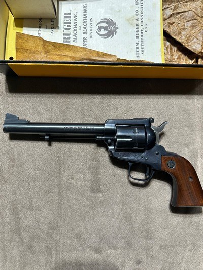 Ruger Blackhawk 3 screw conversion .357/9mm - Image 2 of 11