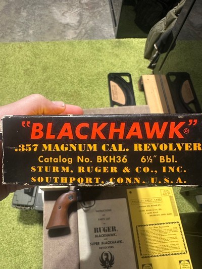 Ruger Blackhawk 3 screw conversion .357/9mm - Image 4 of 11